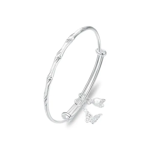 UZIID Sterling Silver Bangles Women's Silver