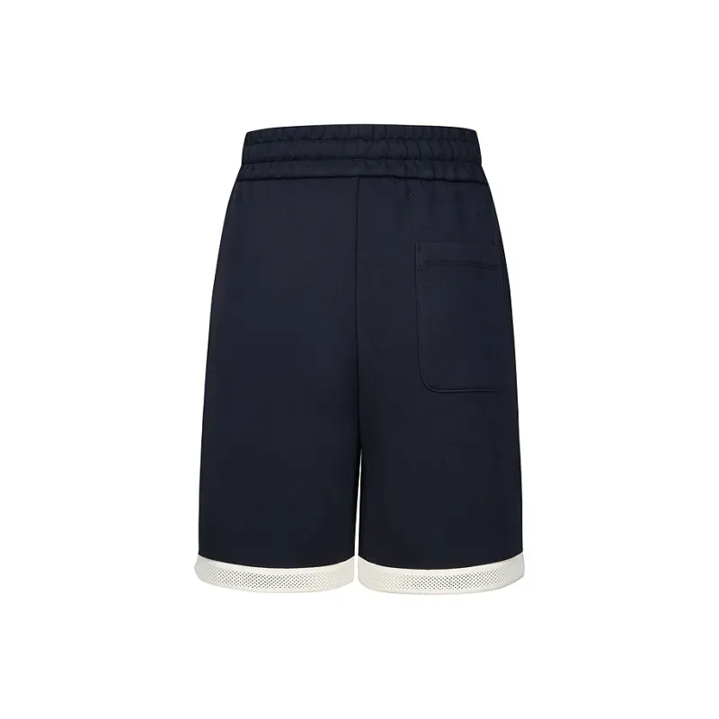 Palladium Sports Shorts Women's Salute Black Blue-1