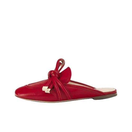 AGL Abrasion Resistant Closed Toe Slippers Women's Red