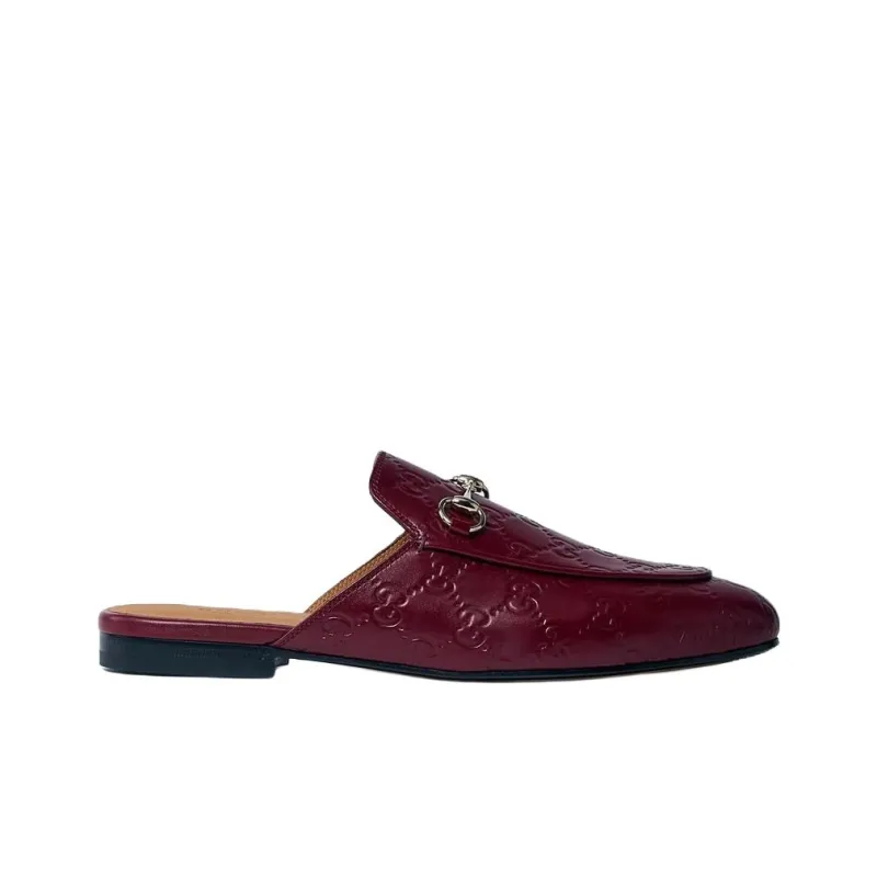 GUCCI Closed Toe Slippers Women's Red-1
