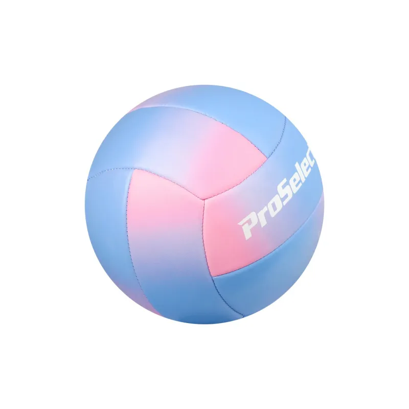 ProSelect PU Size 5 Volleyball Unisex Sky Blue Pink Gradient-2