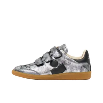 ISABEL MARANT Beth Low Top Skateboard Shoes Women's Silver