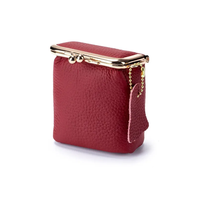OUZIHUANG Top Grain Cow Leather Clutch Regular Women's Multicolor-6