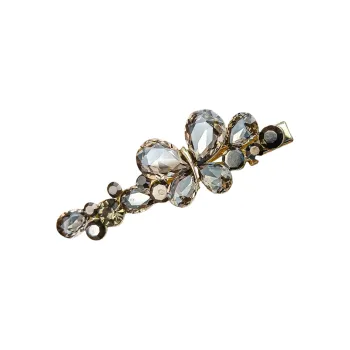 JIANYINGSHU Alloy+Faux Diamond Hair Clips Women's