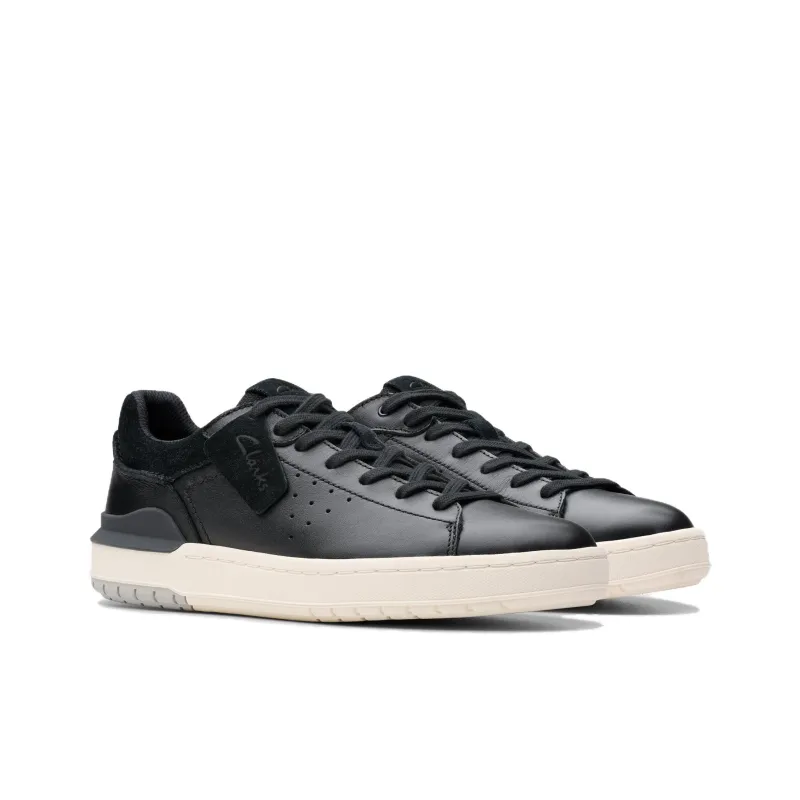 Clarks Courtlite 2 Run Low Top Skateboard Shoes Men's Black-2