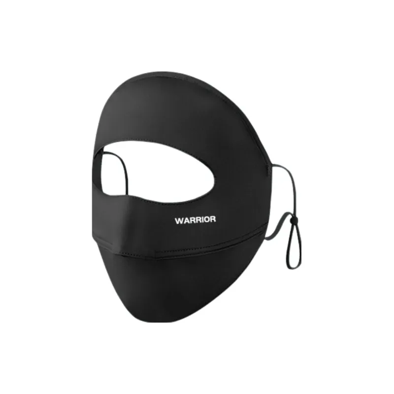 Warrior Polyamide Elastane Sun Protection Masks Unisex Gray Black-3