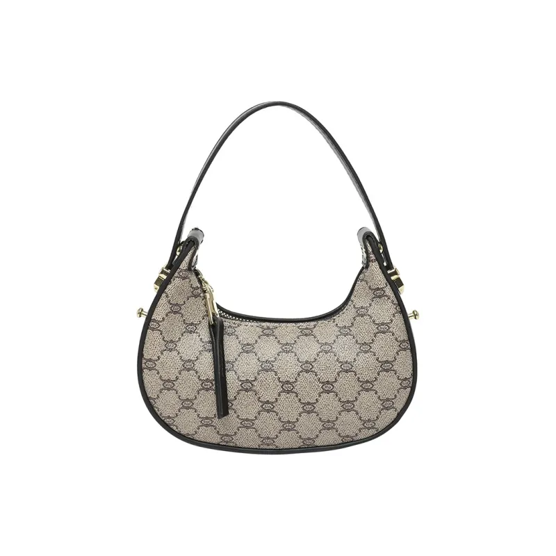 Yalu PU Handbag Women's Black/Coffee/White/Brown-1