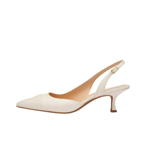 COACH Roxanne Slim Heel High Heels 5.5cm Women's White