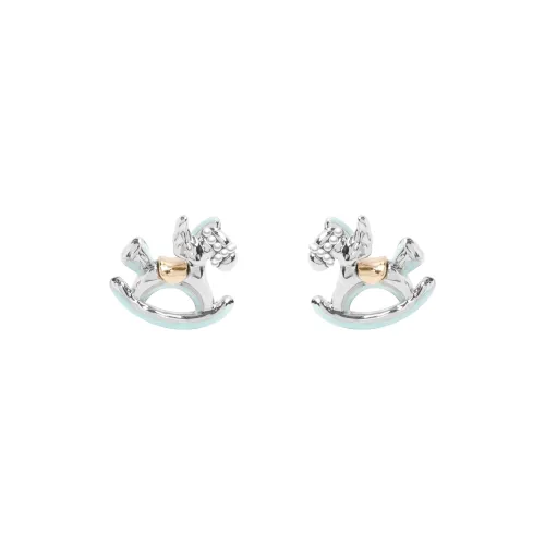 KEYS VIA Copper Alloy Stud Earrings Women's