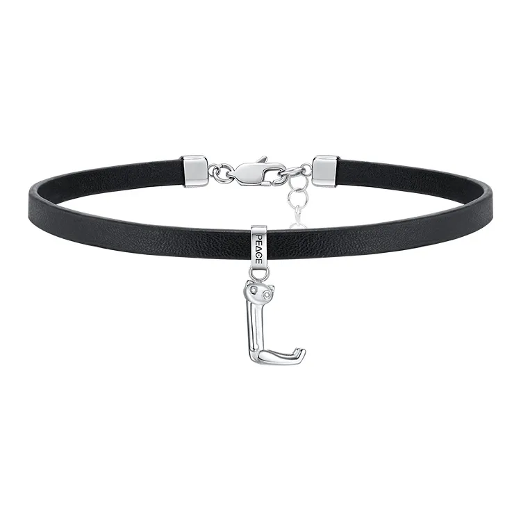PEACE & CAT Titanium Steel Necklaces Women's-15