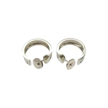 Cartier 2010s Pre owned 18kt White Gold Love Pierce Earrings