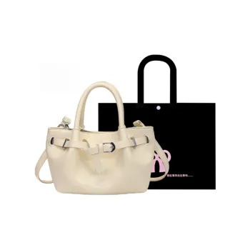 HACIN PU Crossbody Handbag Women's White/Silver/Black/Red