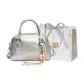 Silver+Charm+Shopping Bag