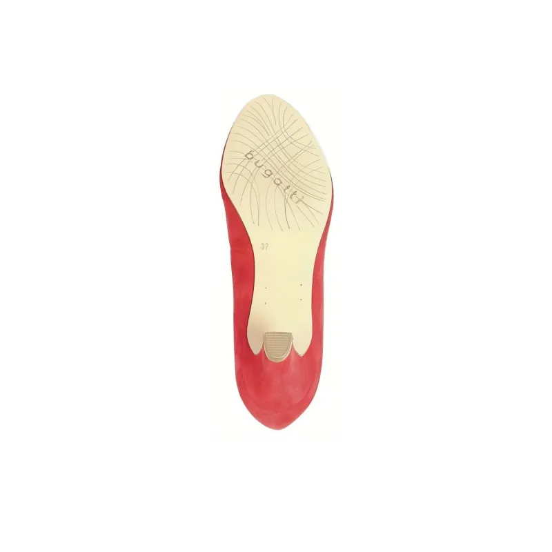 Bugatti Chunky Heel High Heels Women's Red-3