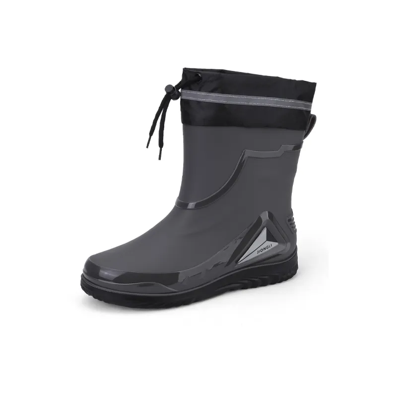 LONGYING Rain Boots Men-4