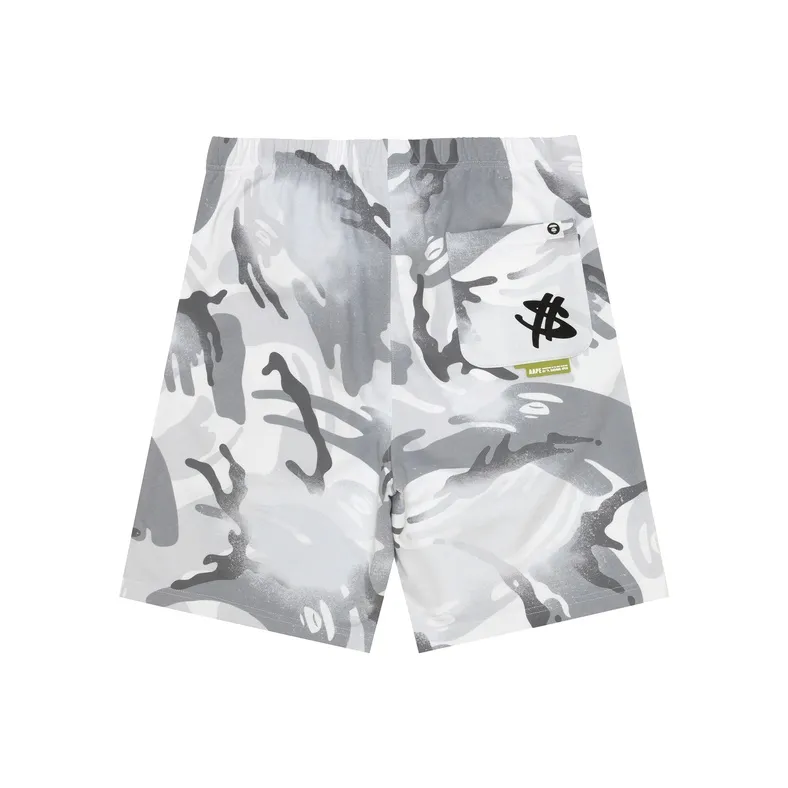 Aape Camouflage print Track Shorts-3