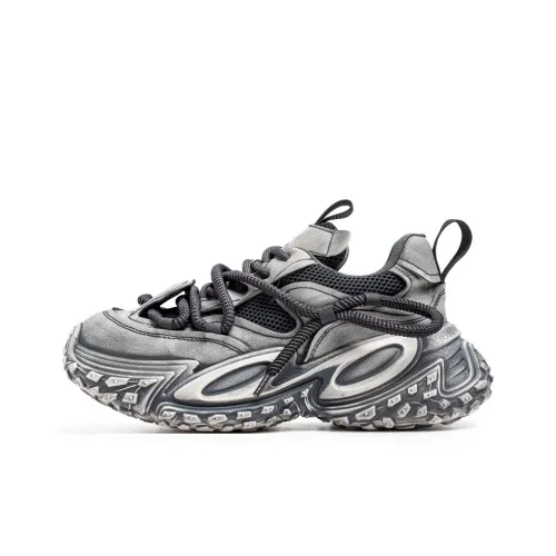 Grumpy Ram Breathable Height Increase Low Top Chunky Sneakers Men's