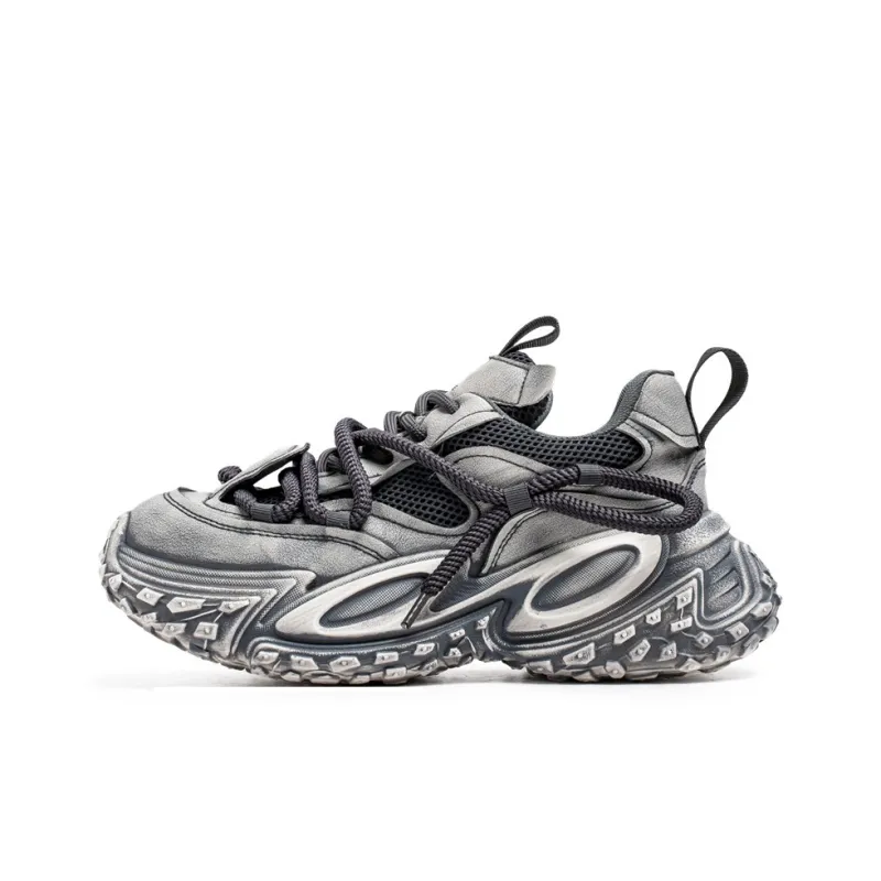 Grumpy Ram Breathable Height Increase Low Top Chunky Sneakers Men's-12