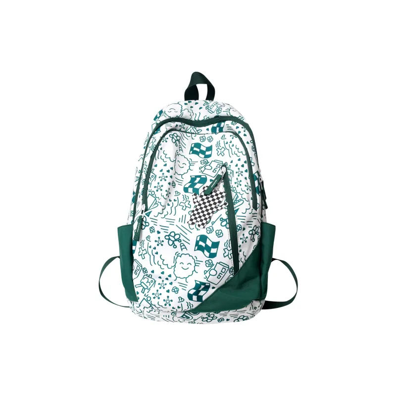 H YXIANG Nylon Backpack Regular Unisex Multicolor-3
