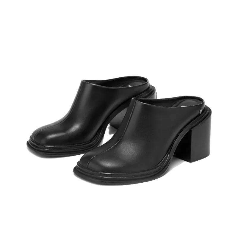 Naked Wolfe Wrap toe Slippers Women's Black-1