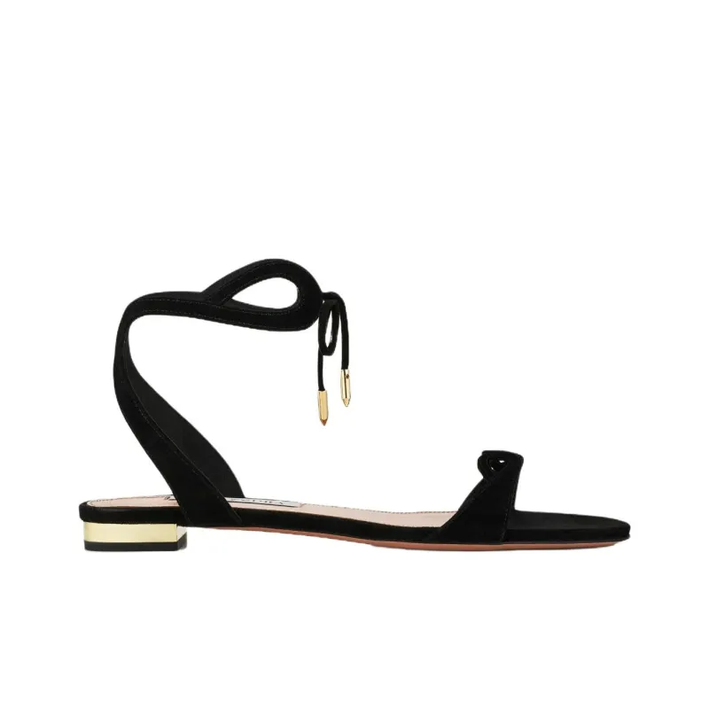 AQUAZZURA Tessa Strap Sandals Women's Black-1