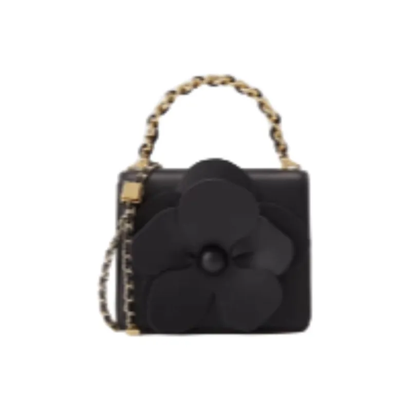 ELLE Synthetic Leather Shoulder Bag, Crossbody Bag, Handbag Mini Women's Cherry Blossom Pink/Black/Lemon-9