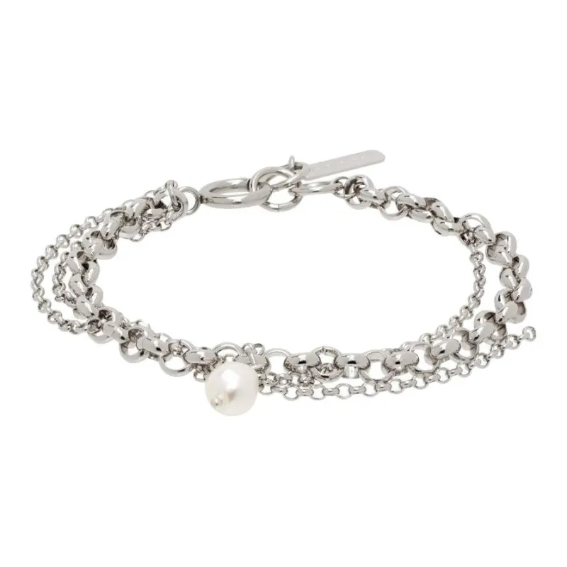 JUSTINE CLENQUET Brass Bracelets Men's Silver-0