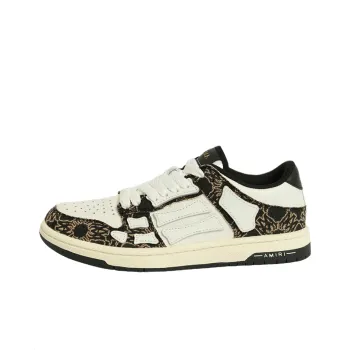 AMIRI Ma Quad Skeleton Low Top Skateboard Shoes Women's Black White