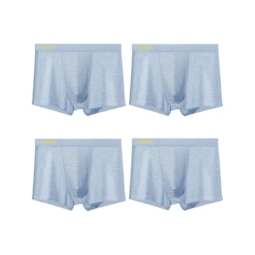 PULUSHIDUOTEMENGDE Underpants Men's 4 Pack