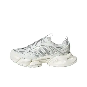 Adidas XLG RUNNER DELUXE Anti Slip Wear Resistant Low Top Running Shoes Unisex White Silver