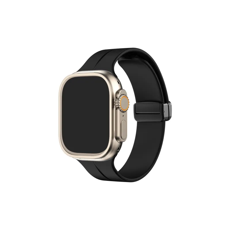 IKYOU Watch Band Apple Compatibility 49mm Silicone Material-5