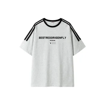 RED DRAGONFLY T Shirt Unisex White Heather Gray