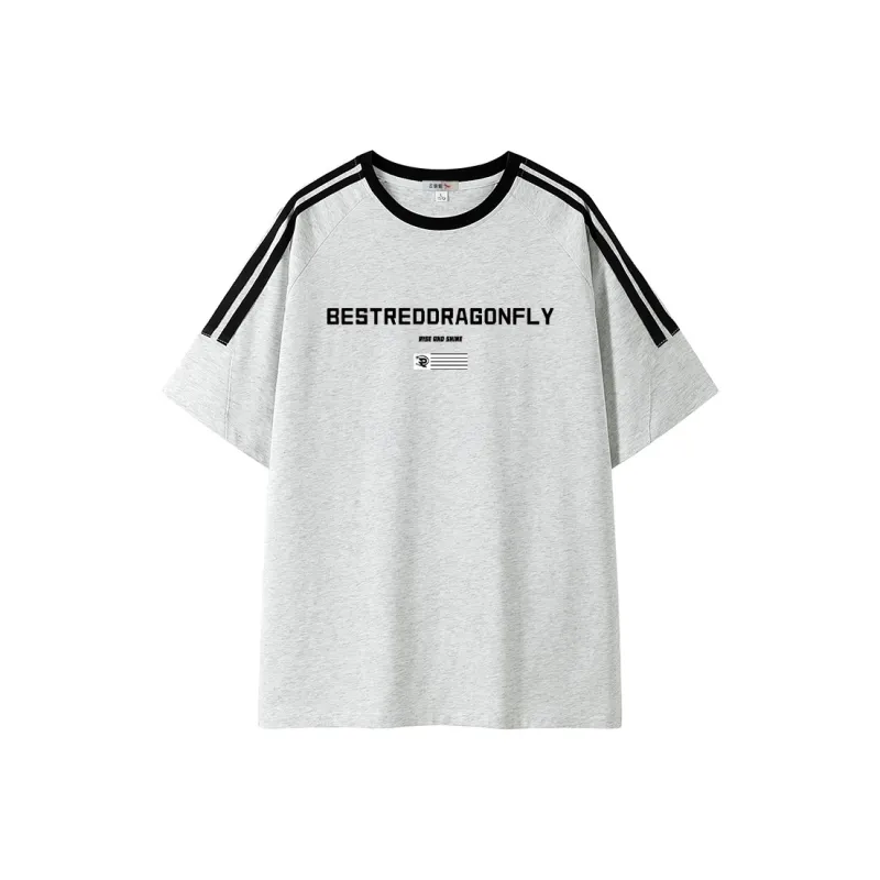 RED DRAGONFLY T Shirt Unisex White Heather Gray-0