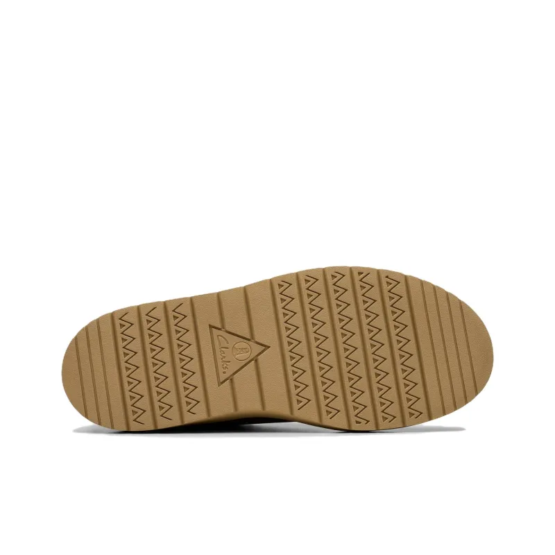 Clarks Polden Lace Low Top Skateboard Shoes Men's Umber-5