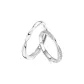 Interwoven Love Couple Rings