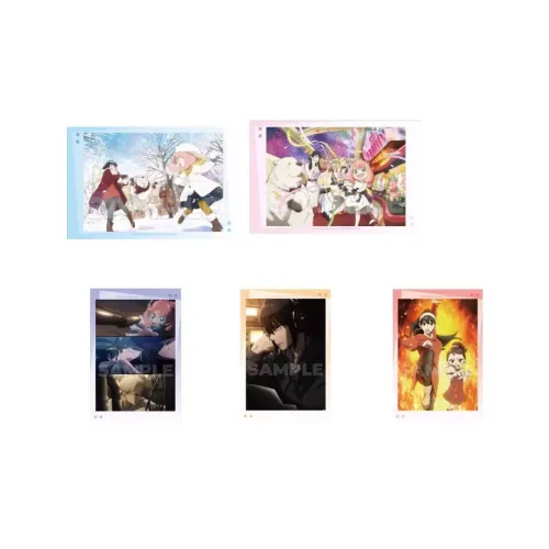 MUSE x MANWANSHE Loid Forger Yor Forger Anya Forger SPY X FAMILY Photo Paper Polaroid Anime Merchandise Photo Cards