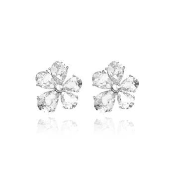 RAWNESS 925 Sterling Silver Stud Earrings Women's