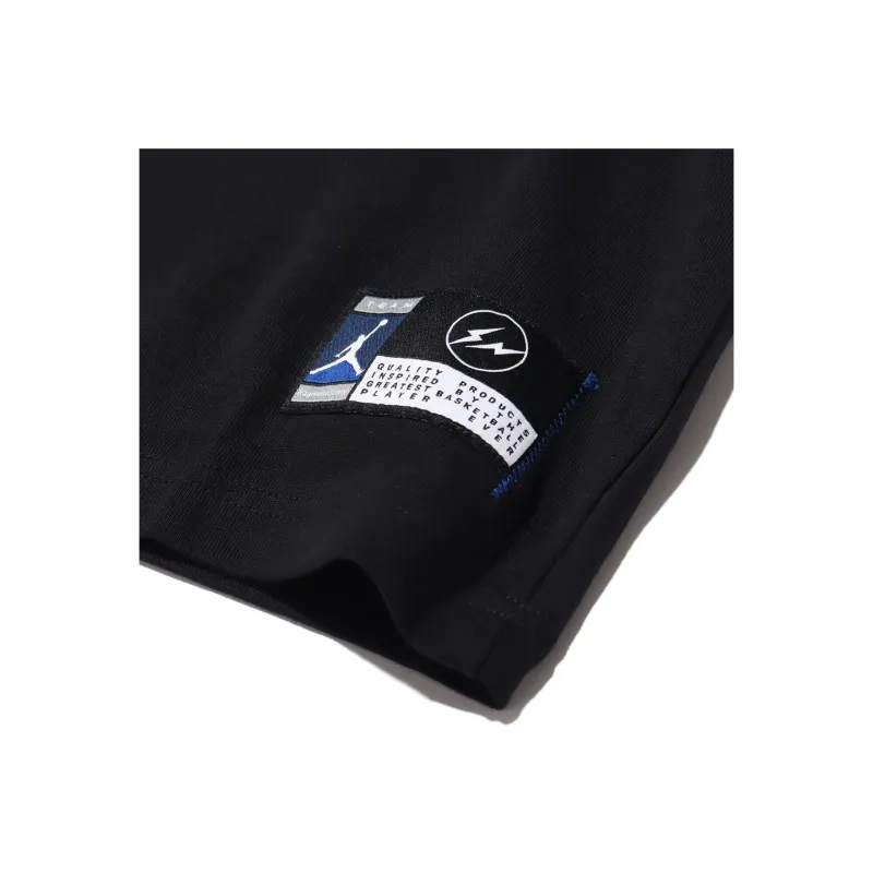 Jordan x Fragment Design T Shirt Asia Version Men's Black-3