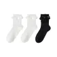 [3 Pack[Lace Ribbon Design]2 White+1 Black]