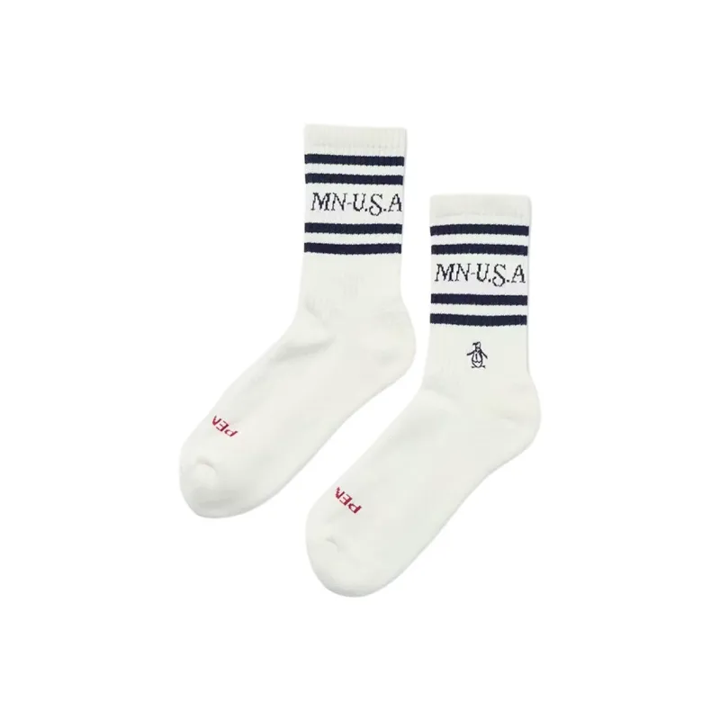 PENGUIN Mid Calf Socks Unisex 2 Pack-1