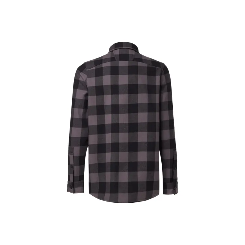 Oakley Bear Cozy Flannel Shirt Men's Black-1