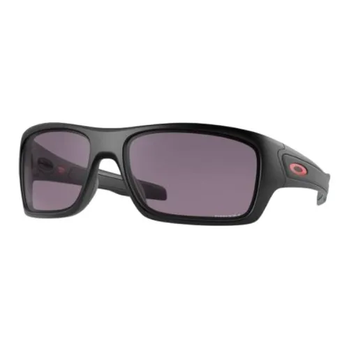 Oakley Plastic Rectangular Sunglasses Unisex Black