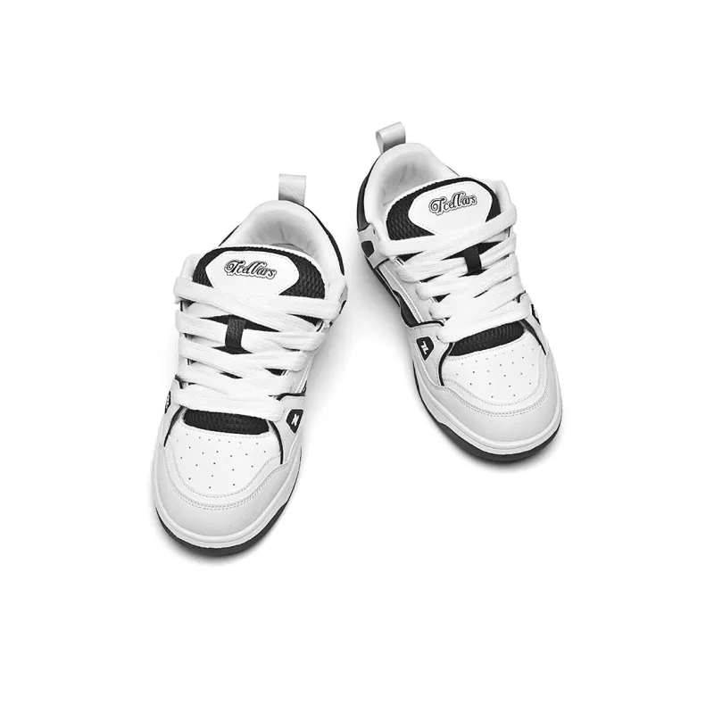 TCELLARS Cushioning, Abrasion Resistant, Lightweight, Breathable, Height Increasing Low Top Skateboard Shoes Unisex-3