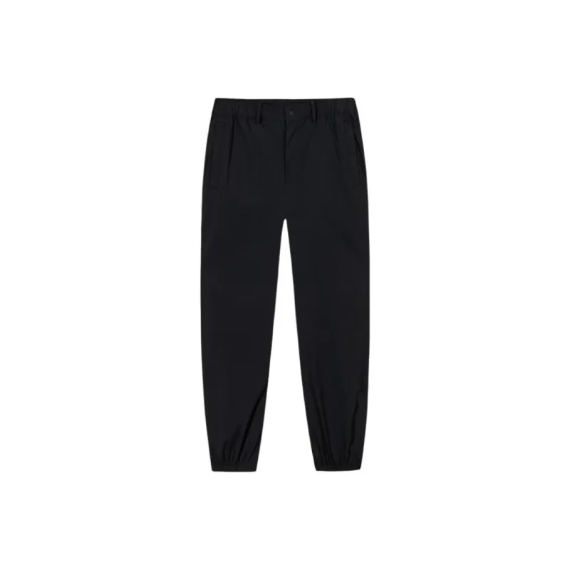 CHAOJIANTA Knitted Sweatpants Men's Basic Black-0