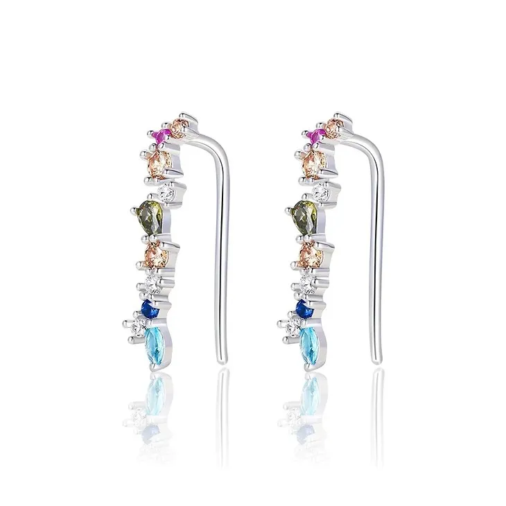 AIDO STUDIO S925 Silver Stud Earrings Women's-0