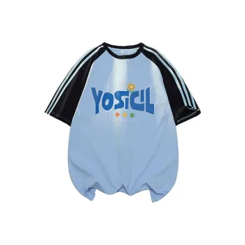 YOSICIL T Shirt Unisex Sky Blue Teal
