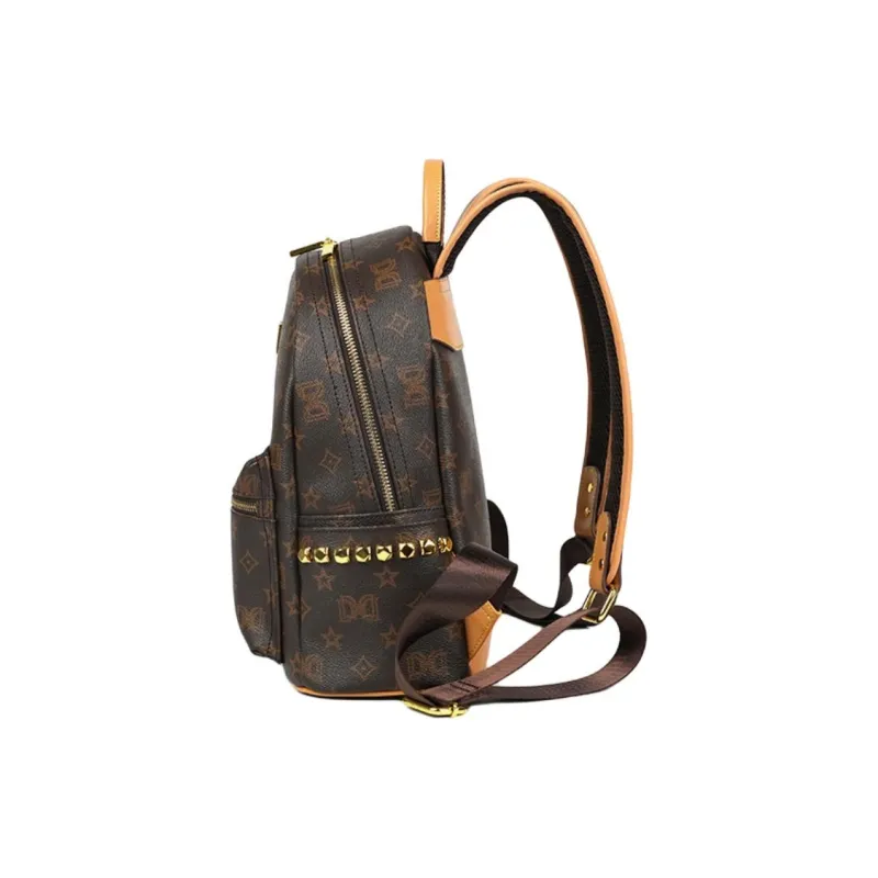 DAPHNE PVC Polyvinyl Chloride Backpack Women's Multicolor-3