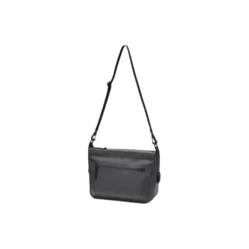 MUJI Polyester Messenger Bag, Crossbody Bag Medium Size Women's Dark Gray