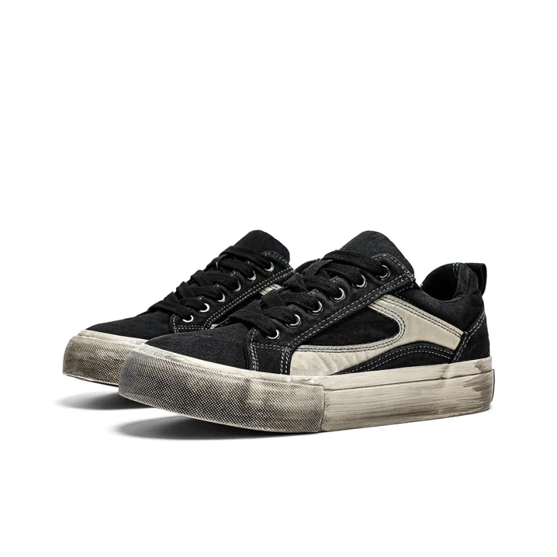HACKBUTEER Low Top Canvas Shoes Men's-3