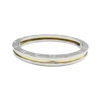 BVLGARI 2010s 18kt Yellow Gold B.zero1 Bangle Bracelet